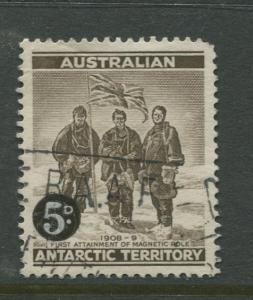 Antarctic Terr. #L1  Used  1957  Single 5d Stamp