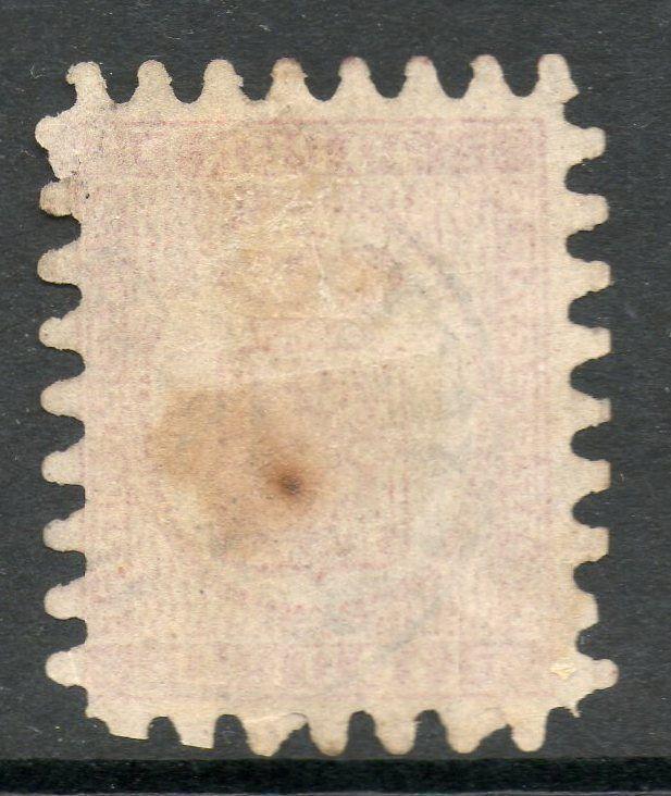 FINLAND Scott #10b Type II Serpentine Roulette, Classic Stamp