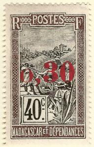 Malagasy/Madagascar Scott #125 F-VF Mint hinged..Fill a bargain spot!