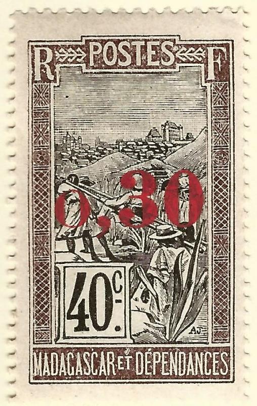 Malagasy/Madagascar Scott #125 F-VF Mint hinged..Fill a bargain spot!