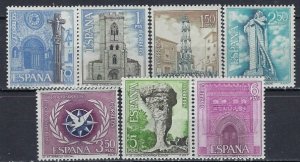Spain 1472-78 MNH 1967 set (ak3038)