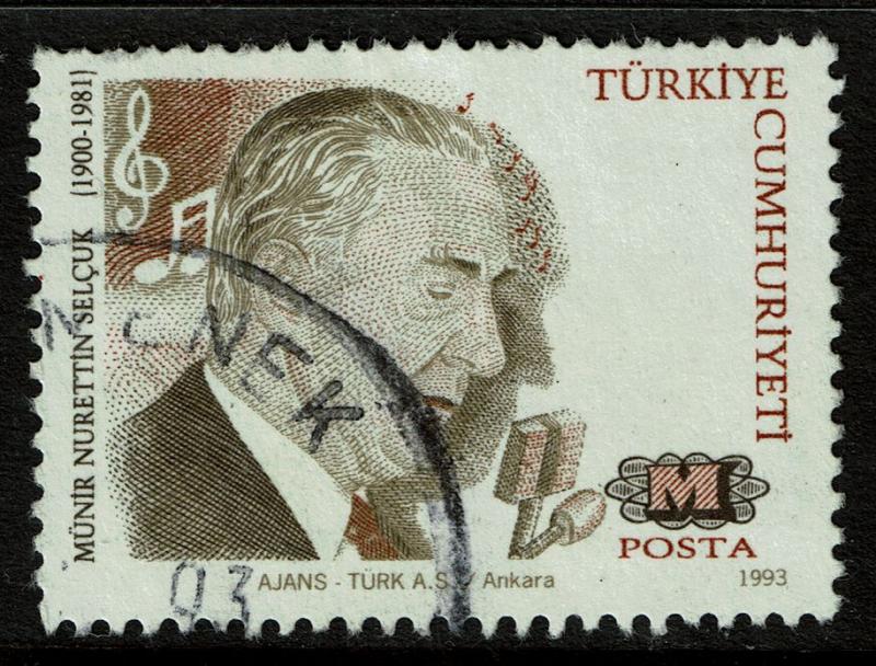 Turkey 2579  Used - Music Composer M N Selcuk - 1993