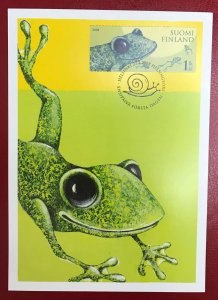 2008 Finland Sc 1310c First Day Cover Frogs CV$1.00 Lot 1709