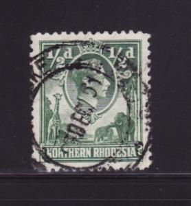 Northern Rhodesia 25 U King George VI (A)