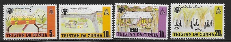 Tristan da Cunha 264-267 International Year of the Child set MNH