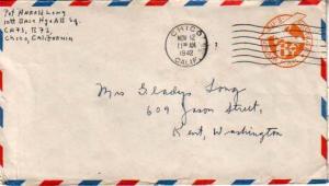 United States, Military, California, Airmail, Postal Stationery