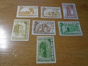 Paraguay  #  491-97  MH