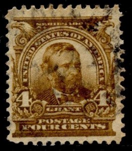 US Stamps #303 USED GRANT ISSUE