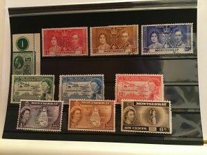 Montserrat mounted mint and used stamps R21729