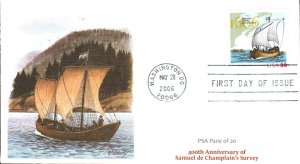 #4073 Samuel de Champlain Fleetwood FDC