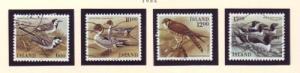 Iceland Sc 618-21 1986 birds stamp set used