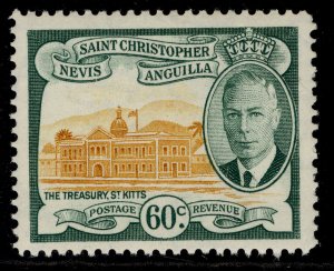 ST KITTS-NEVIS GVI SG103, 60c ochre & deep green, M MINT.