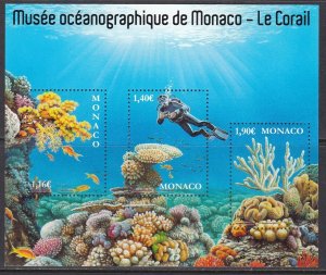 Monaco, Fauna, Corals, Fishes, Marine Life, Diving MNH / 2020