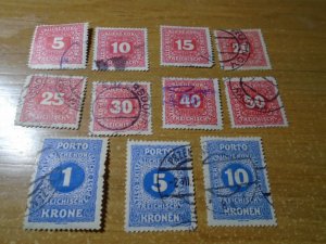 Austria  #  J49-59  used