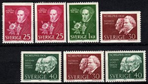 Sweden #707-13  F-VF Unused CV $4.90 (X5719)