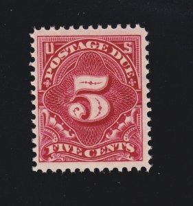 US J48 5c Postage Due Mint F-VF OG NH SCV $275 