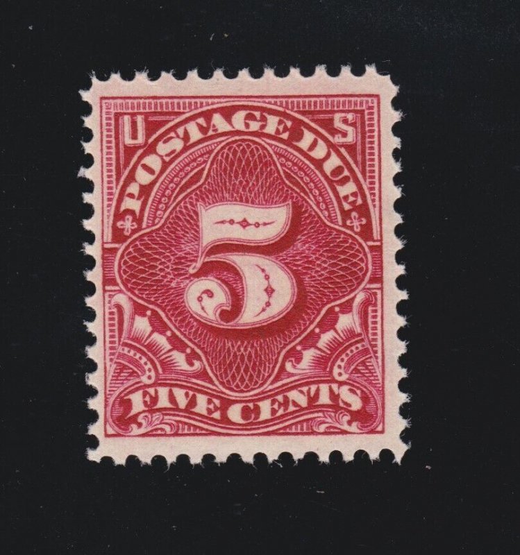 US J48 5c Postage Due Mint F-VF OG NH SCV $275 