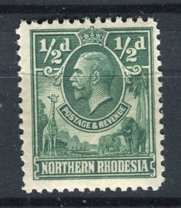 NORTHERN RHODESIA; 1930s early GV pictorial Mint hinged Shade of 1/2d. value