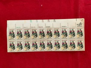 Scott # 1755 - Plate Block Of 20 - Jimmie Rodgers - Mint NO Glue - 1978