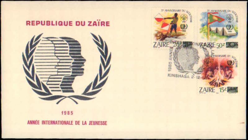 Zaire, Worldwide First Day Cover