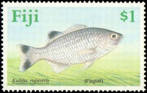 Fiji #619-622, Complete Set(4), 1990, Fish, Never Hinged