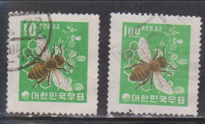 KOREA Scott # 302, 377 Used