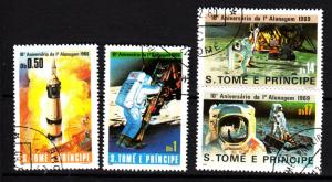 St Thomas and Prince 578-81 CTO set