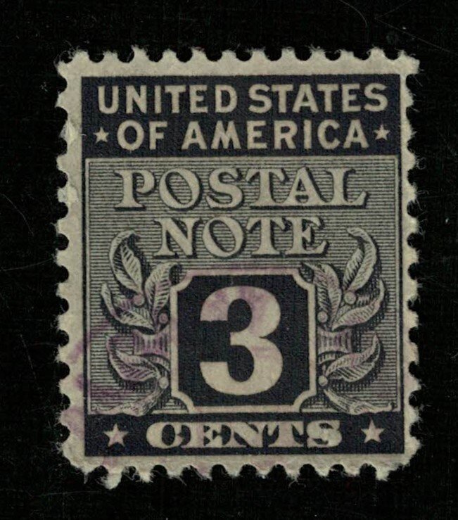 1945 USA Postal Note Stamps 3c (TS-373)