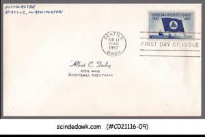 UNITED STATES USA - 1957 COAST AND GEODETIC SURVEY - FDC