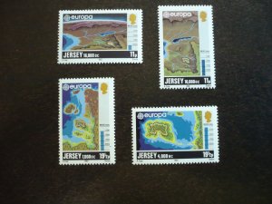 Stamps - Jersey - Scott# 285-288 - Mint Never Hinged Set of 4 Stamps