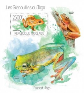 Togo - 2013 Togo Slippery Frog - Stamp Souvenir Sheet - 20H-748