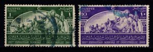 Egypt 1949 16th Agricultural and Industrial Exhibition, 1m & 10m [Used]