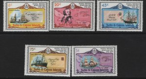 Turks & Caicos Islands 391-395   MNH  SHORT  SET