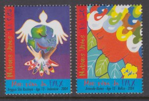 UN Geneva 429-430 MNH VF