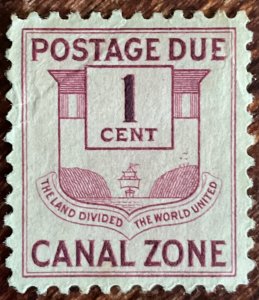 Canal Zone #J25 *MNG* Single Postage Due L48