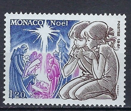 Monaco 1313 MNH 1981 Christmas (ak2823)