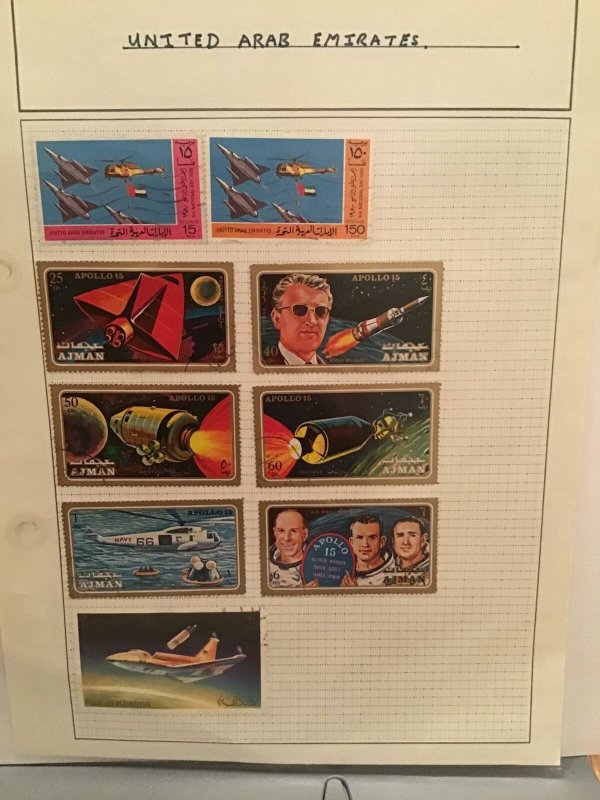 United Arab Emirates Air Travel   stamp page R24440