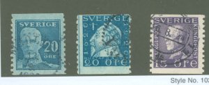 Sweden #141/164/167 Used Multiple