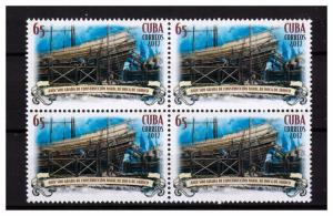 Ship building block of 4 MNH