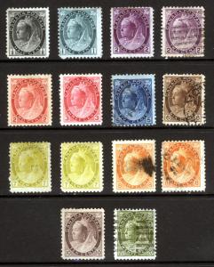 Canada #74-#84 1898-1902 Queen Victoria Nice Mint & Used Lot 14 items