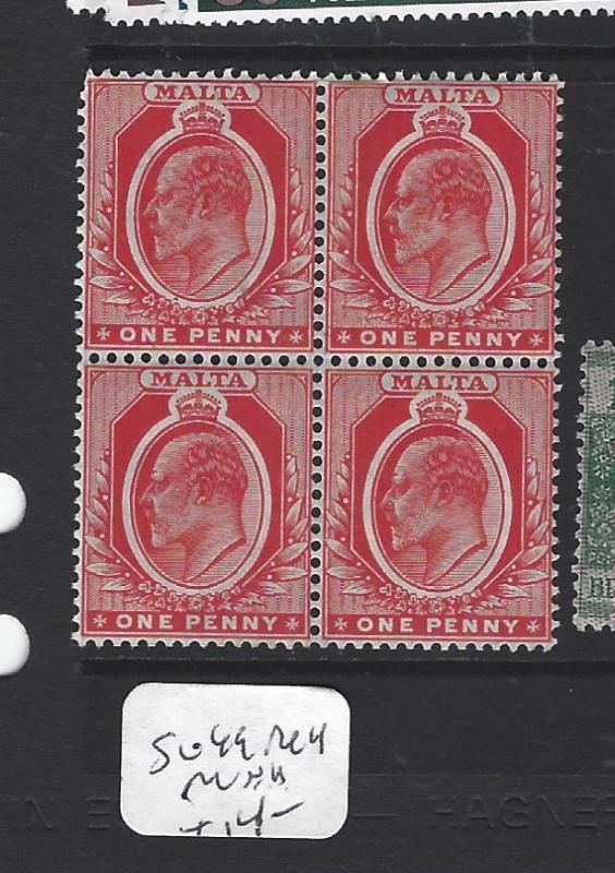 MALTA   (PP3107B)  KE  1D  SG 49  BL OF 4    MNH