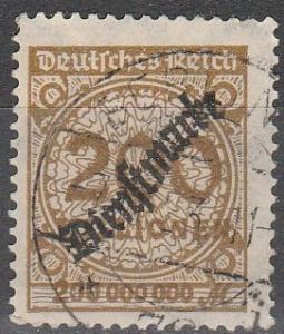 Germany #O41 F-VF Used  CV $150.00  (A14025)