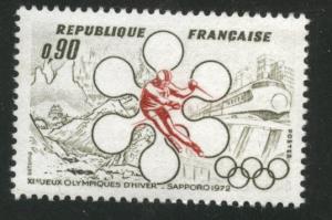 France Scott 1331, MNH** 1972 Winter Olympic stamp 