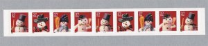 PNC9 37c Snowmen Linerless SA G1112 US 3683a MNH F-VF