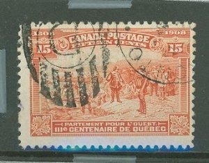 Canada #102v Used Single