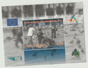 SAN MARINO 2011 European Year of Volunteering s/s MNH / N7856