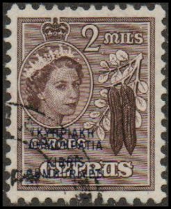 Cyprus 183 - Used - 2m Carobs (1960) (cv $0.55)
