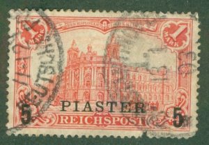 GERMANY OFFICE IN TURKEY 28 USED (RL) 3152 POLLED PERF CV $95.00 BIN $20.00