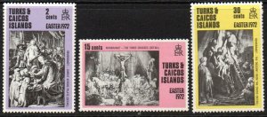 Turks & Caicos Islands Sc #250-252 MNH