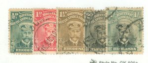 Rhodesia (1890-1923) #119/130 Used